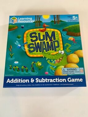 Learning Resources Sum Swamp Addition & Subtraction Game for Kids Ages 5+
